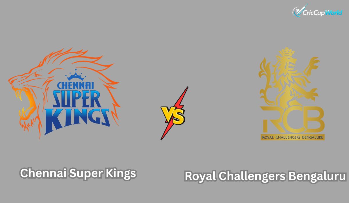 Chennai Super Kings vs Royal Challengers Bengaluru Timeline