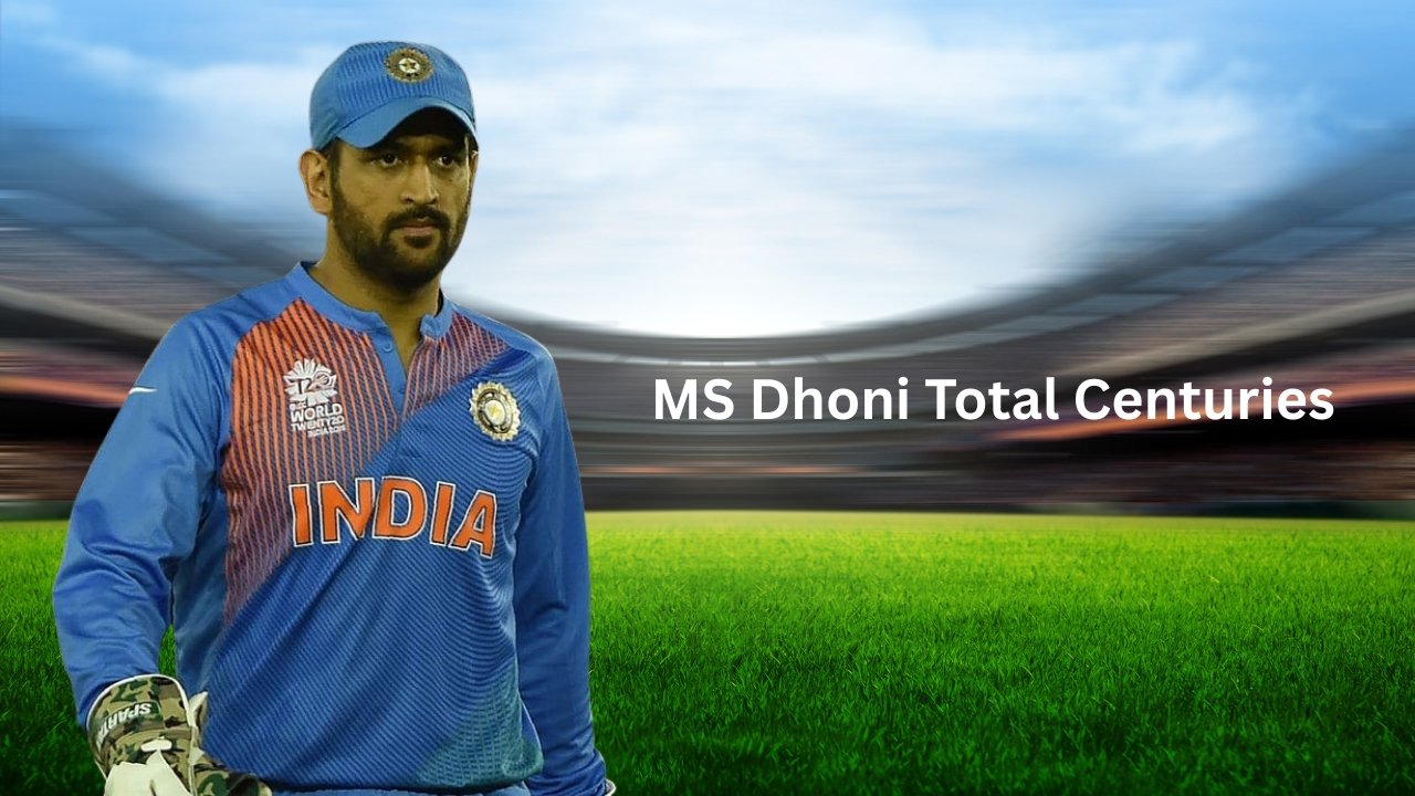 MS Dhoni Total Centuries